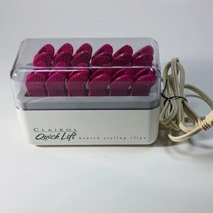 Clairol Quick Lift Heated Styling Clips Model L-12 Discontinued Vintage
